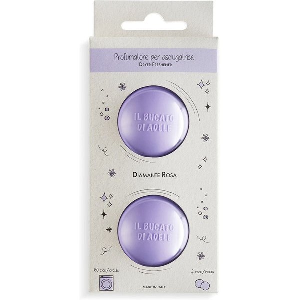 Il Bucato di Adele Diamante Rosa Profumatore Riutilizzabile Per L'asciugatrice, 2 X 45G-image
