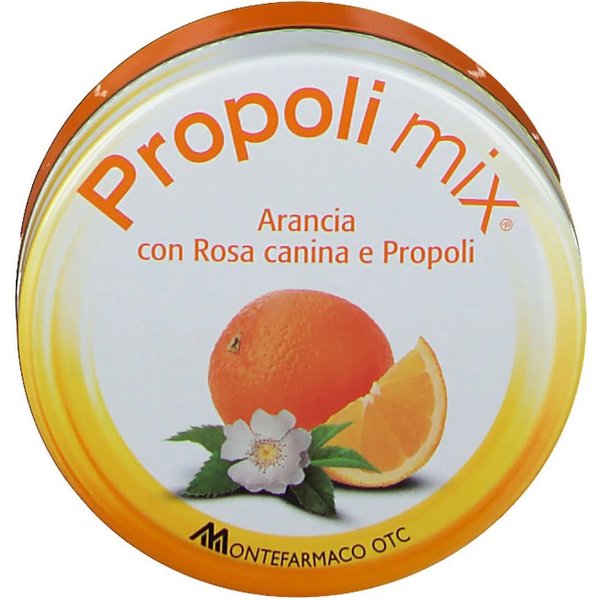Montefarmaco Propoli Mix Caramelle Arancia Con Rosa Canina, 30 Pezzi-image
