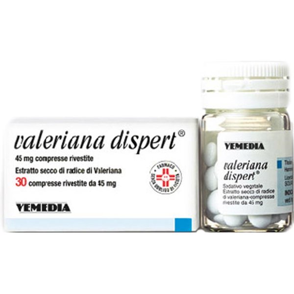 Valeriana Dispert 45Mg Blando Sedativo, 30 Compresse Rivestite-image