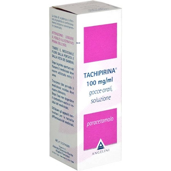 Tachipirina Gocce Orali 100Mg/Ml Paracetamolo Antipiretico E Analgesico, 30Ml-image