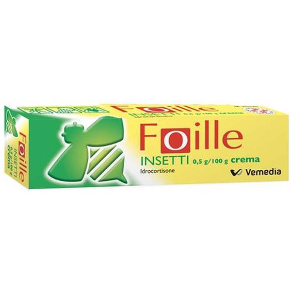 Foille Insetti 0,5% Crema Per Punture D’Insetti Pruriti Eritemi E Eczemi, 15G-image