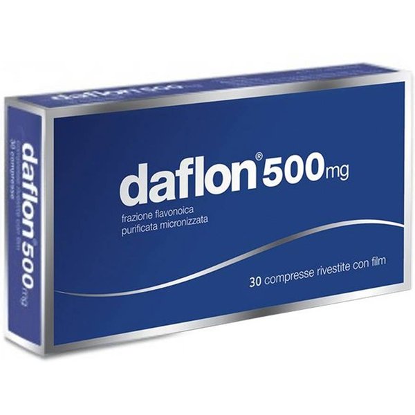 Daflon 500 Mg Compresse Rivestite Con Film 30 Compresse In Blister Pvc/Al-image