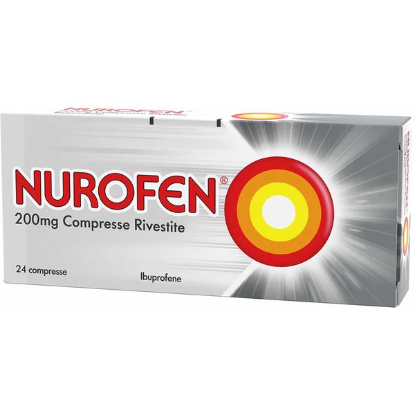 Nurofen 200Mg Ibuprofene Febbre E Dolore, 24 Compresse-image