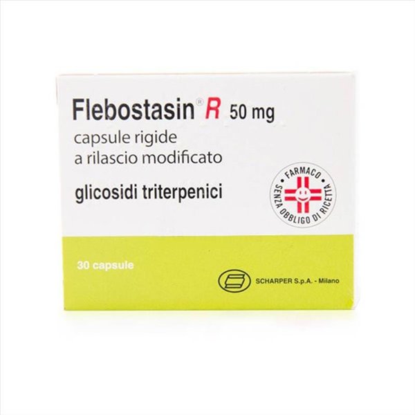 Flebostasin R 50 Mg Capsule Rigide A Rilascio Modificato 30 Capsule-image