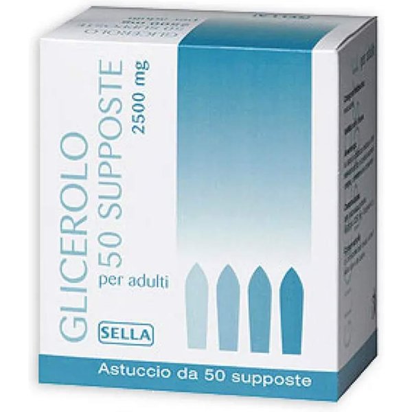 Glicerolo Adulti 2250Mg Trattamento Stitichezza Occasionale, 50 Supposte-image