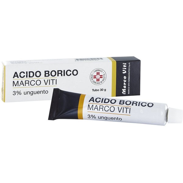 Acido Borico Mv 3% Unguento Antisettico E Antibatterico, 30G-image
