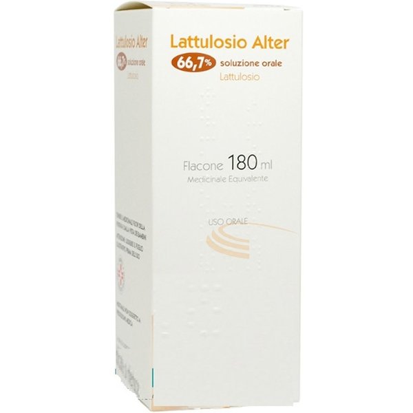 Lattulosio Alter 66,7% Soluzione Orale Trattamento Stitichezza Occasionale, 180Ml-image