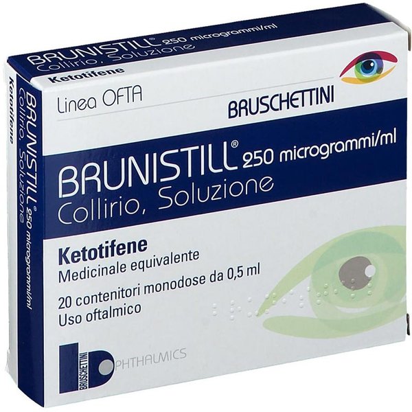 Brunistill 0,025% Collirio, Soluzione 20 Contenitori Monodose-image