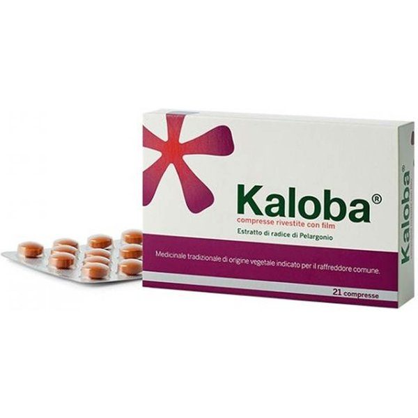 Kaloba Compresse Pelargonium Sidoides Trattamento Sintomatico Del Raffreddore, 21 Compresse-image