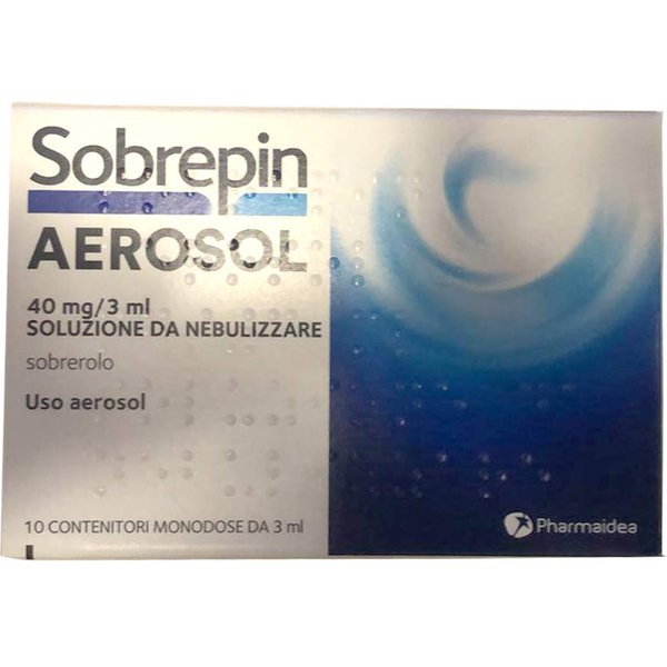 Sobrepin Aerosol Soluzione Da Nebulizzare 40Mg/3Ml Sobrerolo Mucolitico Fluidificante, 10 Fiale Da 3Ml-image