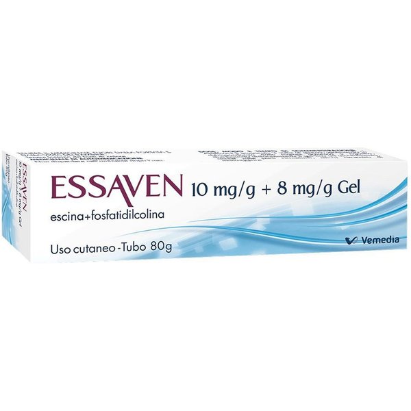 Essaven Gel 10Mg/G + 8Mg/G Escina + Fosfatidilcolina Insufficienza Venosa E Fragilità Capillare, 80G-image
