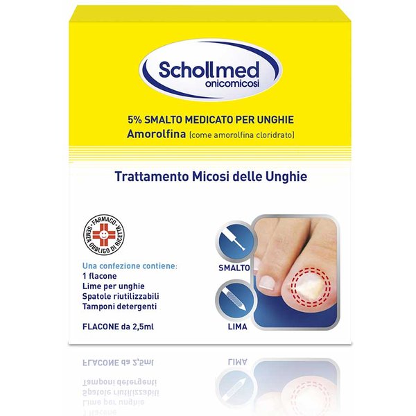 Schollmed Onicomicosi 5% Smalto Medicato Per Unghie, 2,5Ml-image