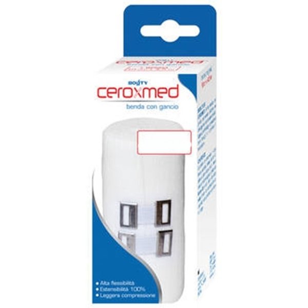 Ceroxmed Benda Elastica Con Fermabenda 6 Cm X 4,5 M 1 Pezzo-image