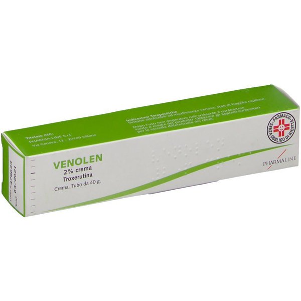 Pharmaline Venolen 2% - Crema Vasoprotettiva Per Il Microcircolo, 40 G-image