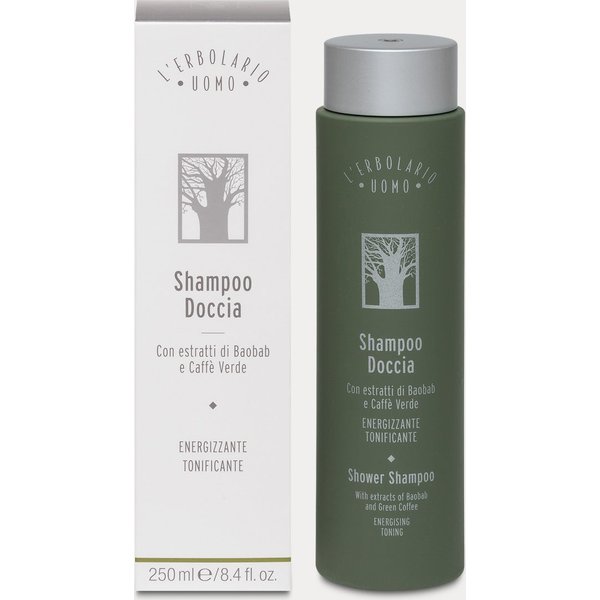 L'Erbolario Shampoo Doccia Uomo - Detergente Per Corpo E Capelli Energizzante E Tonificante, 250 Ml-image