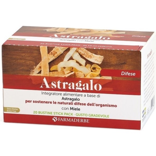 Farmaderbe Astragalo Difese - Integratore Per Le Difese Immunitarie, 20 Stick Da 10 Ml-image
