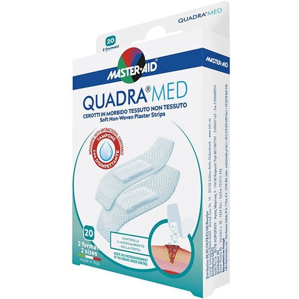 Master-Aid Quadra Med Cerotto In Morbido Tnt Medio 78 X 20 Mm 20 Pezzi-image