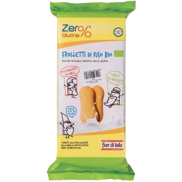 Fior di Loto Frolletti Riso Bio Zero% Glutine - Frollini Per La Colazione, 120G-image