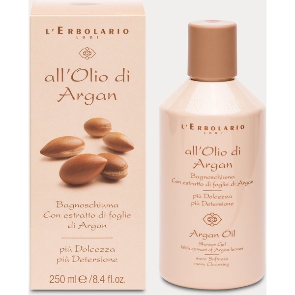 L'Erbolario All'olio Di Argan - Bagnoschiuma Nutriente Per La Pelle Secca E Sensibile, 250 Ml-image
