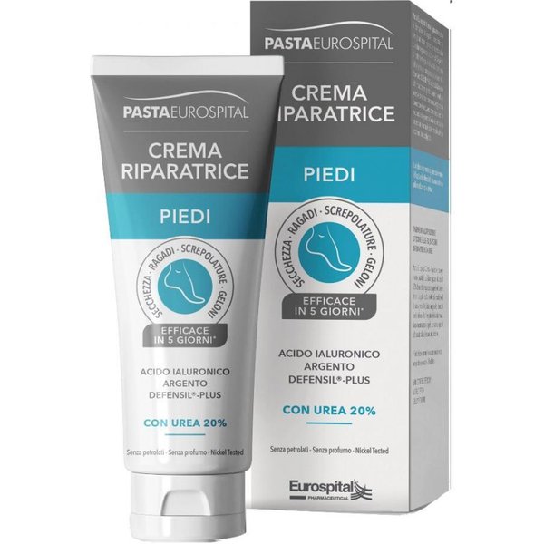 Eurospital Crema Riparatrice Piedi Con Urea 20% Per La Pelle Secca, 75Ml-image
