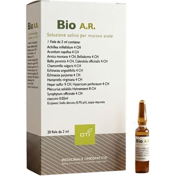 Oti Bio Ar Composto - Prodotto Omeopatico In Soluzione Fisiologica, 20 Fiale Da 2 Ml-image