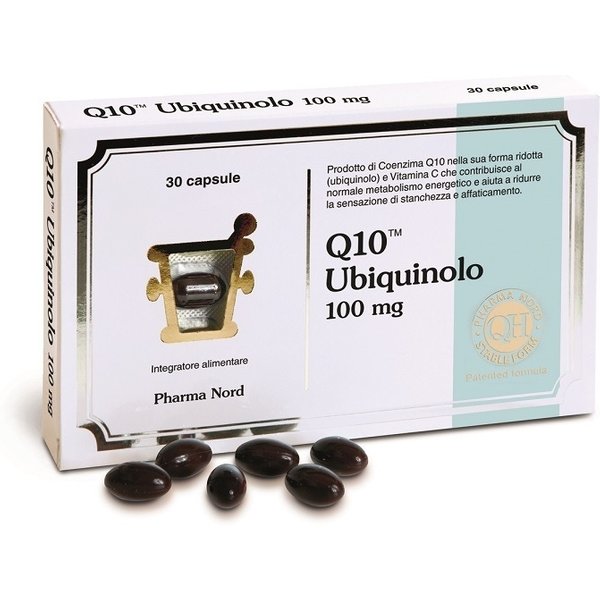 Pharma Nord Q10 Ubiquinolo - Integratore Per La Stanchezza Con Q10 Ubiquinolo, 30 Capsule-image