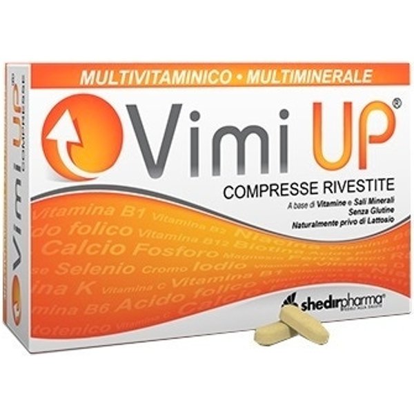 Shedir Pharma Vimi Up - Integratore Multivitaminico Per Difese Immunitarie Ed Energia, 30 Compresse-image
