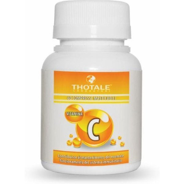 Thotale Vitamina C 1000 - Integratore Alimentare Antiossidante Con Vitamina B2, 90 Compresse-image