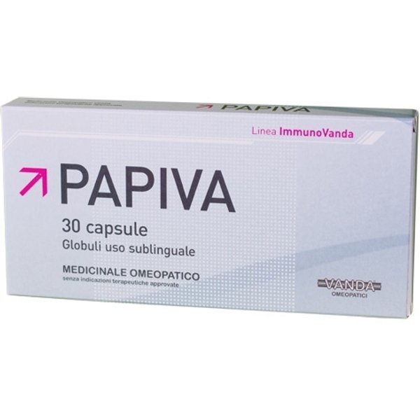 Vanda Omeopatici Papiva - Medicinale Omeopatico Per Le Difese Immunitarie, Immunovanda 30 Cps-image