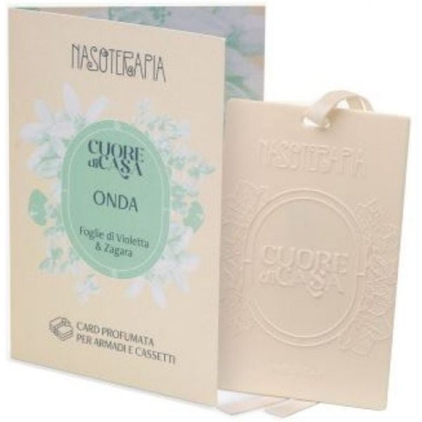 Nasoterapia Cuore Di Casa - Onda Card Profumata Per Gli Armadi E I Cassetti Foglie Di Violetta E Zagara, 1 Pezzo-image
