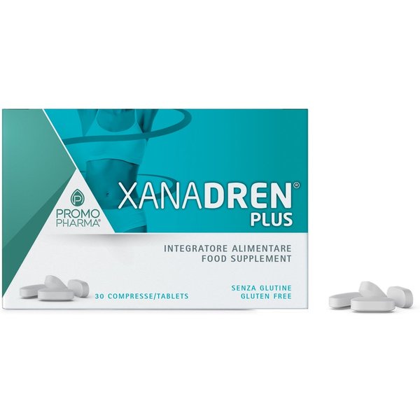Promopharma Xanadren Plus - Integratore Alimentare Per Drenare I Liquidi, 30 Compresse-image