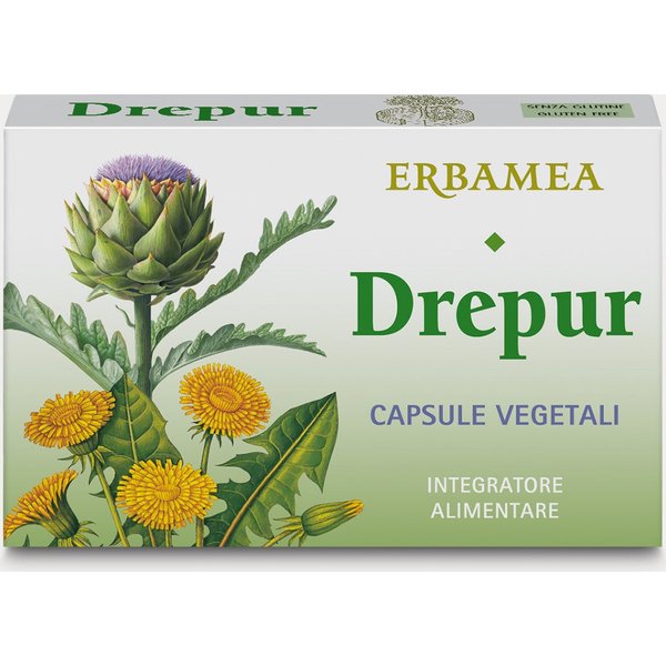 Erbamea Drepur - Integratore Alimentare Depurativo E Digestivo, 24 Capsule Vegetali-image