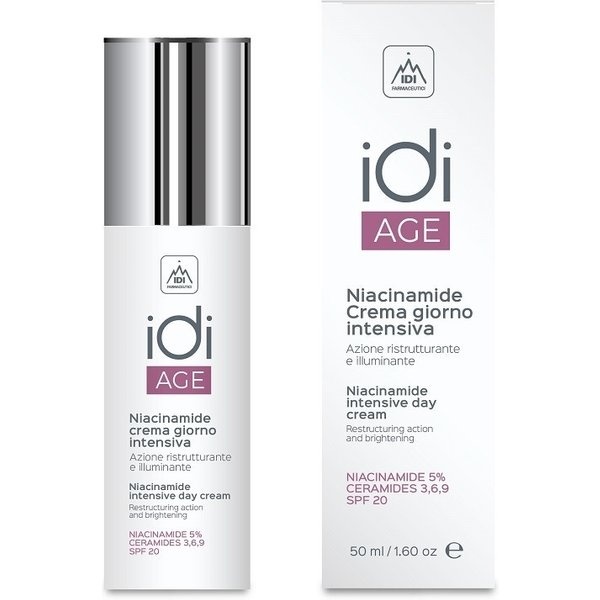 IDI Farmaceutici Idiage Niacinamide - Crema Giorno Intensiva Ristrutturante E Illuminante, 50 Ml-image