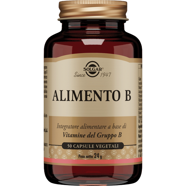 Solgar Alimento B - Integratore Metabolismo Energetico E Sistema Nervoso, 50 Capsule-image