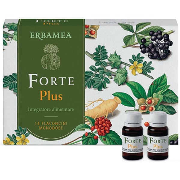Erbamea Forte Plus Integratore Stanchezza Fisica E Mentale, 14 Flaconcini-image