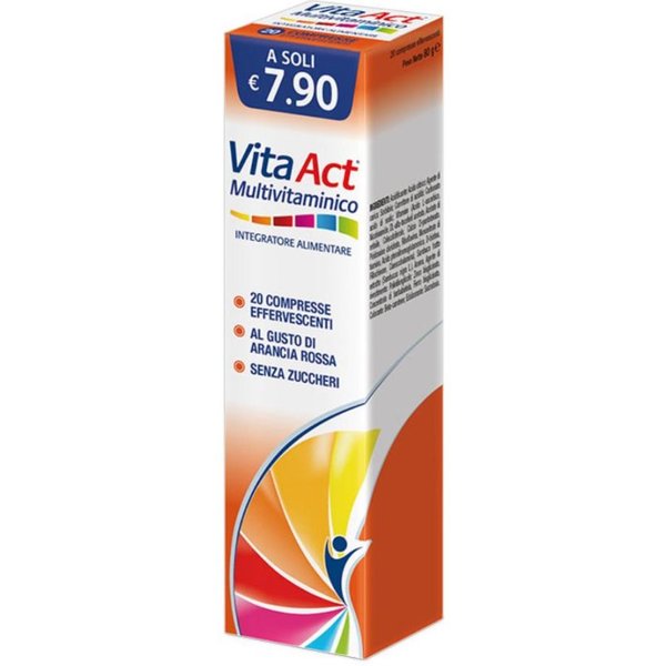 Linea Act Vita Act Multivit - Integratore Per L'energia E Le Difese, 20 Compresse Effervescenti-image