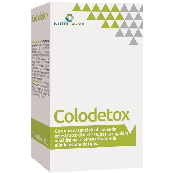 Aqua Viva Nutrifarma - Colodetox Integratore Per La Digestione E La Motilità Gastrointestinale, 10 Bustine-image