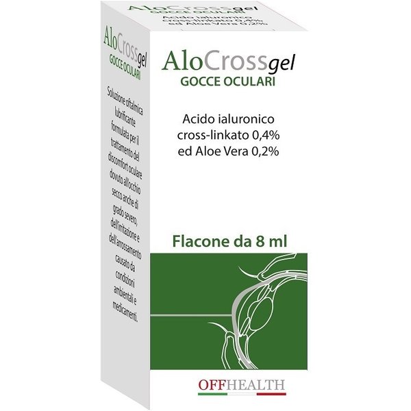 Offhealth Alocross Gel - Soluzione Oftalmica Lubrificante Per La Secchezza Oculare, 8 Ml-image