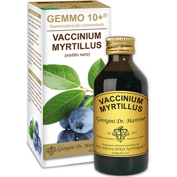 Dr.Giorgini Ser-Vis Gemmo 10+ Mirtillo Nero Liquido An 100 Ml-image