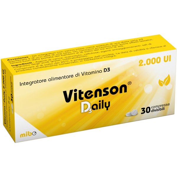 Mibe Pharma Italia Vitenson Daily D3 2000 Ui 30 Compresse Divisibili-image