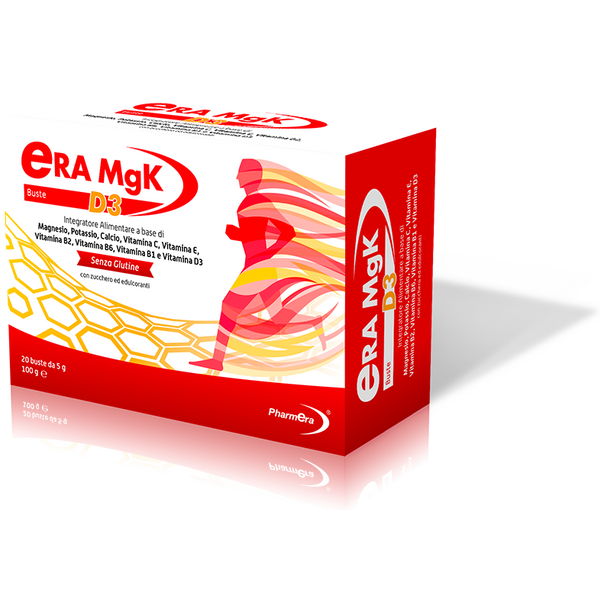 Pharmera Era Mgk D3 Integratore - Ricostituente Per La Stanchezza E L'energia, 20 Bustine Da 5 G-image