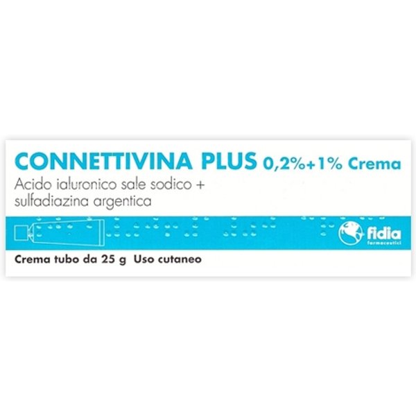 Connettivina Plus 0,2% + 1% Crema Tubo 25 G-image