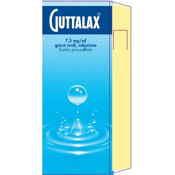 Guttalax 7,5 Mg/Ml Gocce, Soluzione Orale Flacone Da 15 Ml-image