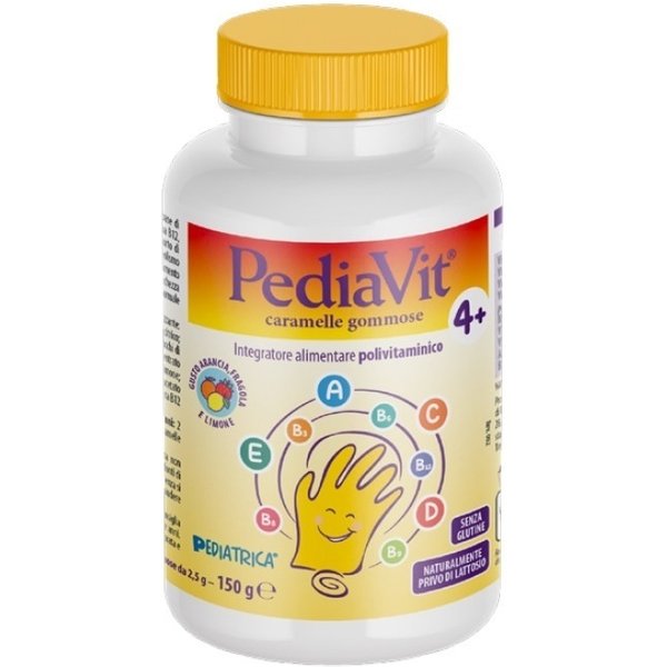 Pediatrica Pediavit Integratore Multivitaminico Per Le Difese Dei Bambini, 60 Caramelle Gommose-image