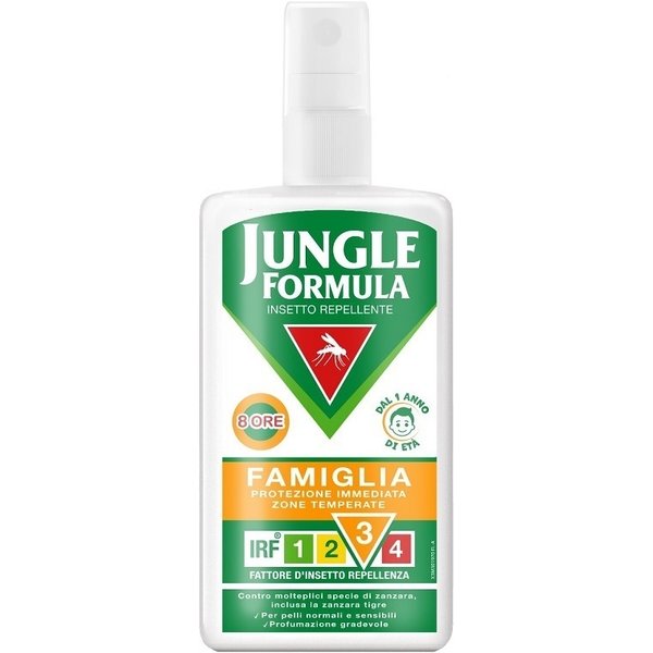 Jungle Formula Famiglia - Spray Repellente Contro Le Zanzare Per Adulti E Bambini, 100 Ml-image