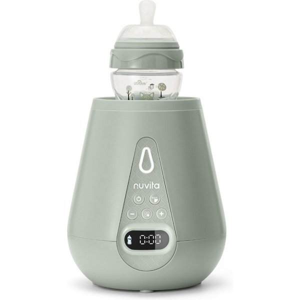 Nuvita Scaldabiberon Digitale Con Sterilizzatore Igienizzante Colore Verde Salvia, 1 Pezzo-image