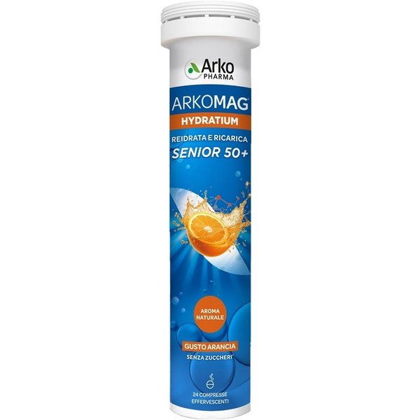 ArkoPharma Arkomag Hydratium Senior 50+ Integratore Per Energia E Reidratazione, 24 Compresse-image