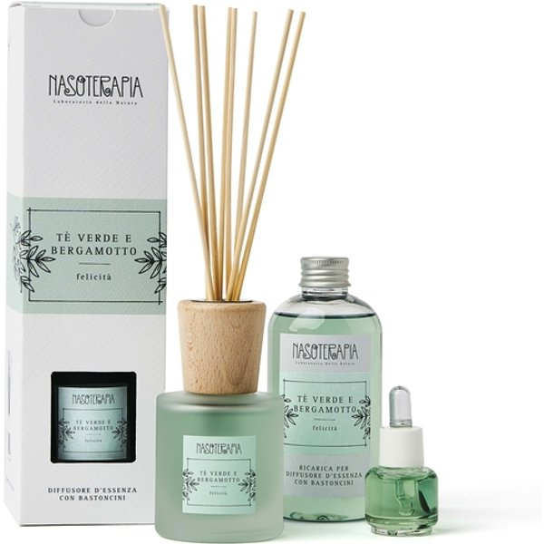 Neavita Nasoterapia Tè Verde E Bergamotto - Ricarica Per Diffusore A Bastoncini Per Ambienti, 250 Ml-image
