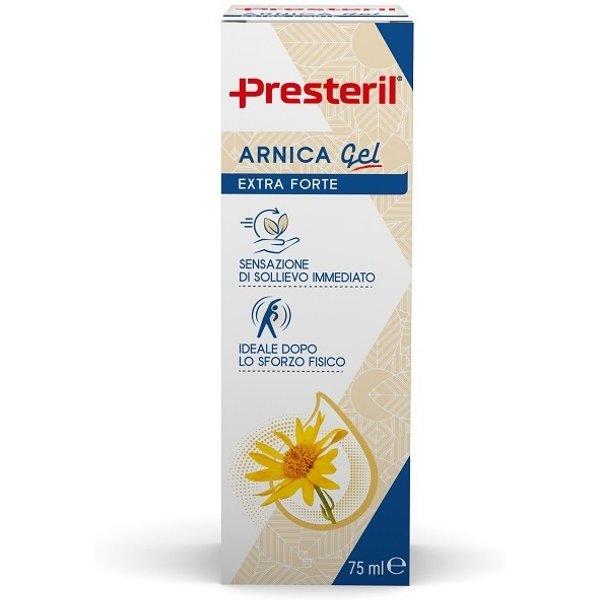 Corman Presteril Arnica Extra Forte - Gel Lenitivo Per Il Sollievo Dopo Lo Sforzo Fisico, 75 Ml-image