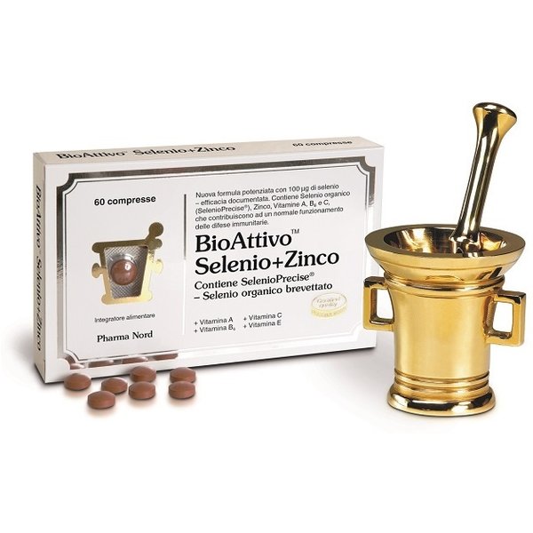 Pharma Nord Bioattivo Selenio + Zinco - Pharma Nord Integratore Zinco Per Le Difese, 60 Compresse-image